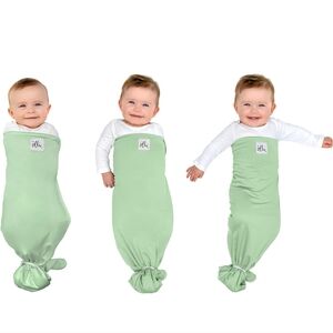Green Baby Swaddle by Ollie